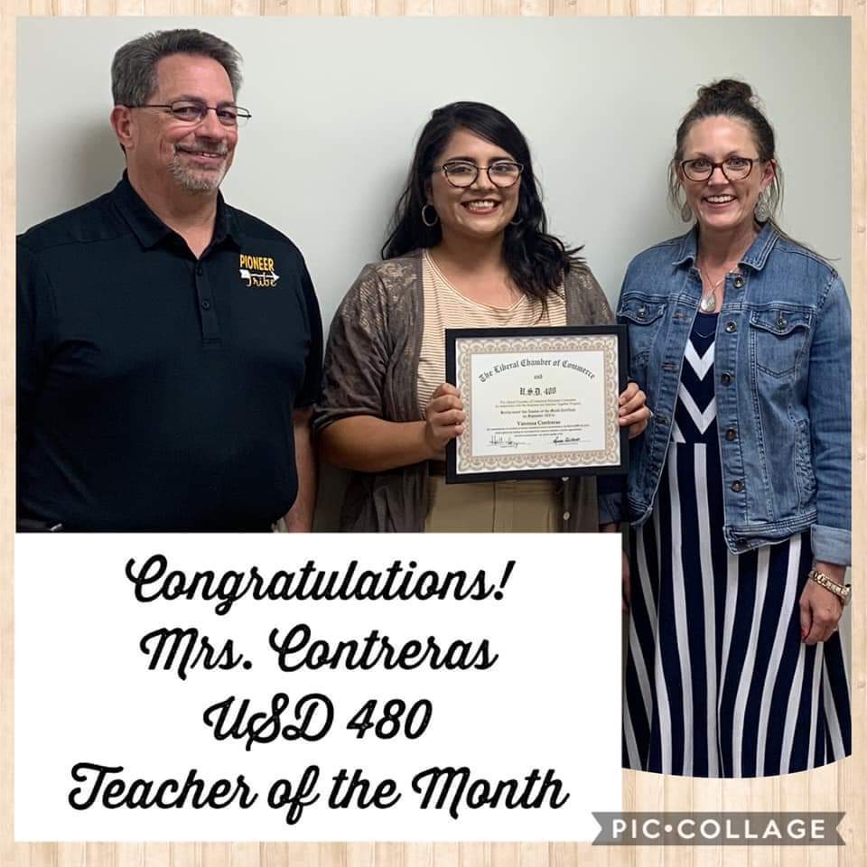 District Teacher of the Month