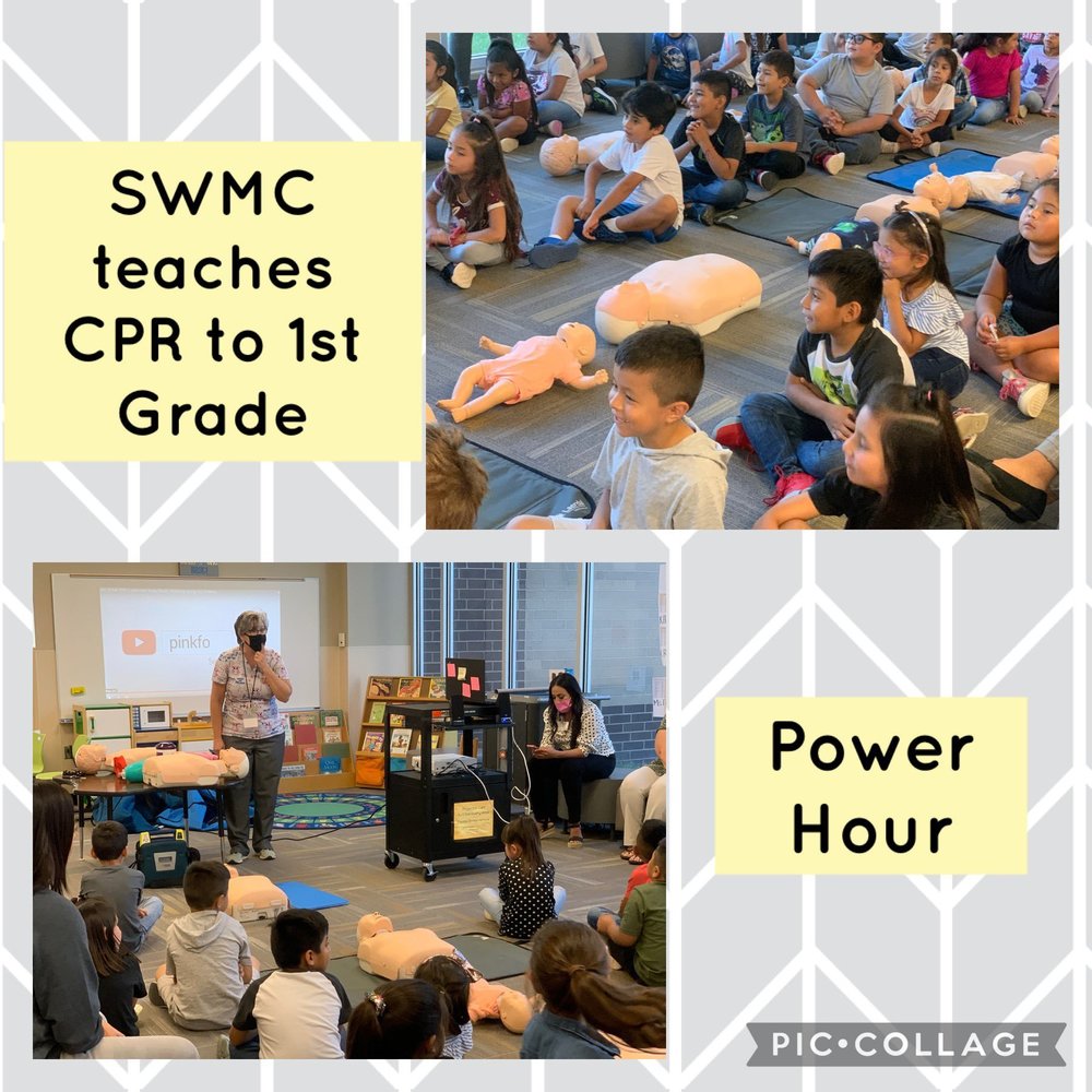 SWMC Teaches CPR to 1st Grade