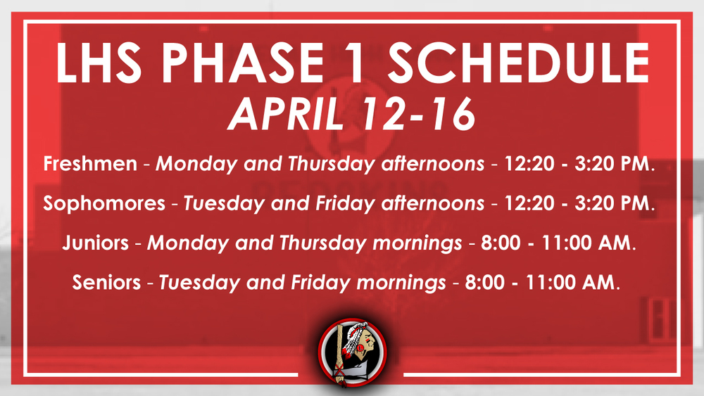 LHS Phase 1 Schedule