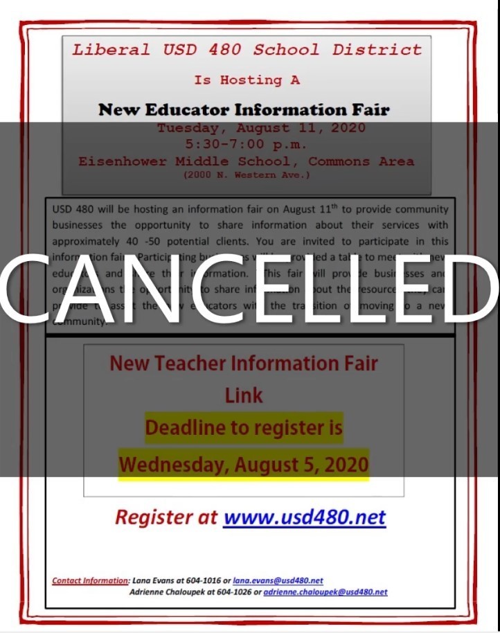 New Educator Information Fair - Cancelled