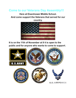 Nov. 11th: Veteran’s Day Assembly