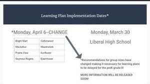 Learning Plan Implementation Dates