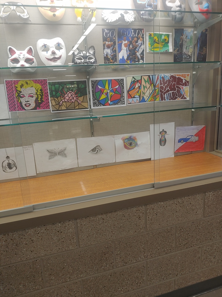 EMS Artwork on display at SRMS (bottom row)