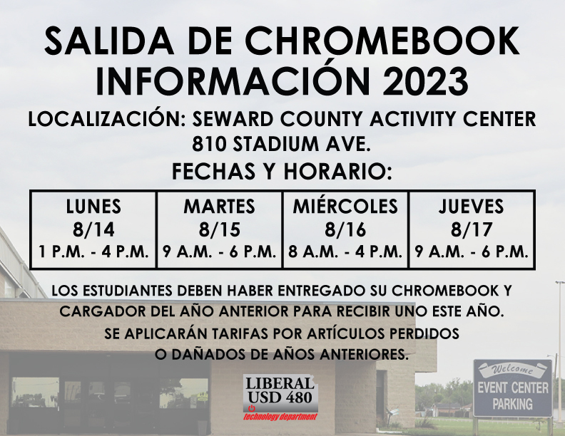 Chromebook Check out 2023 - Spanish